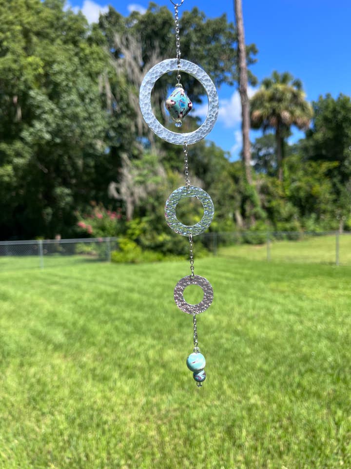 Cascading Tribal Washer Sun Catcher for wholesale by The Imprint Duo