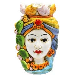 Roa Enterprise SRL - Wholesale Vaas - Siciliaanse keramische vazen met Morenkoppen1