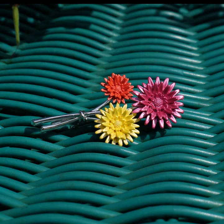 Alexander Thurlow & Co Ltd - Venta al por mayor Broches - Broche de ramo de flores de gerbera