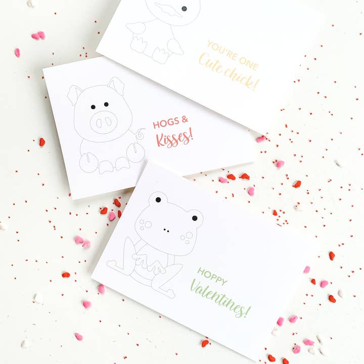 GoodnightFox - Venta al por mayor Tarjetas de San Valentín - Postales de San Valentín para niños con dinosaurios, postales para niños, actividad de San Valentín, San Valentín COVID, San Valentín en el aula, actividad para colorear para niños8