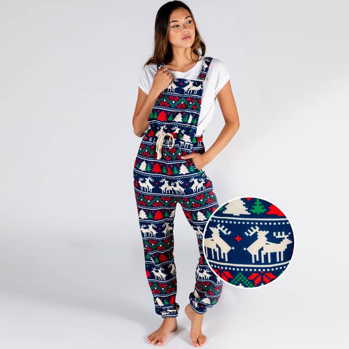 The Caribou Lous | Womens Christmas Pajamaralls® for wholesale by Shinesty, Inc