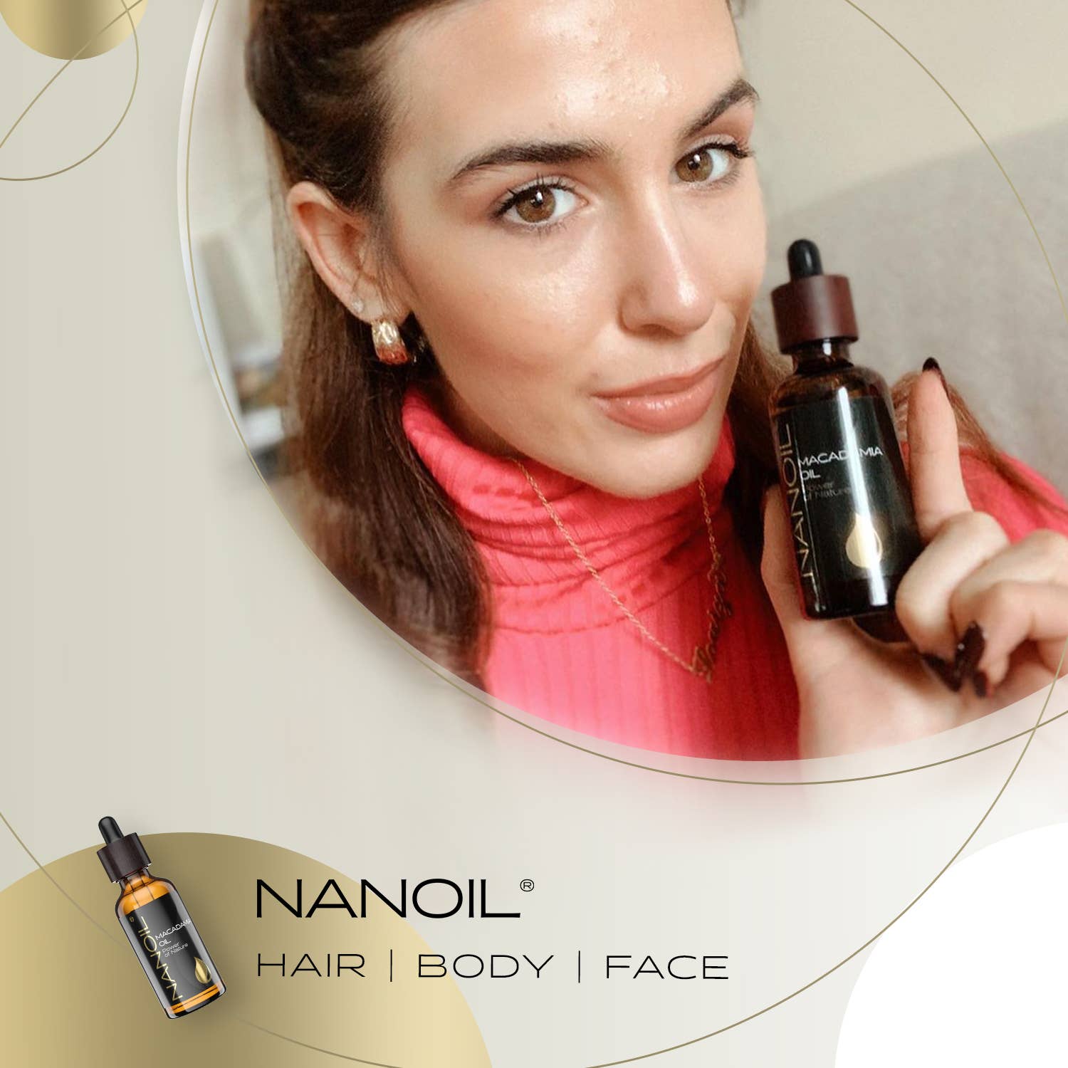 Everett Cosmetics - Wholesale Bath/Body Oil - Nanoil Macadamia Oil-Organic, Cold-Pressed and Unrefined1