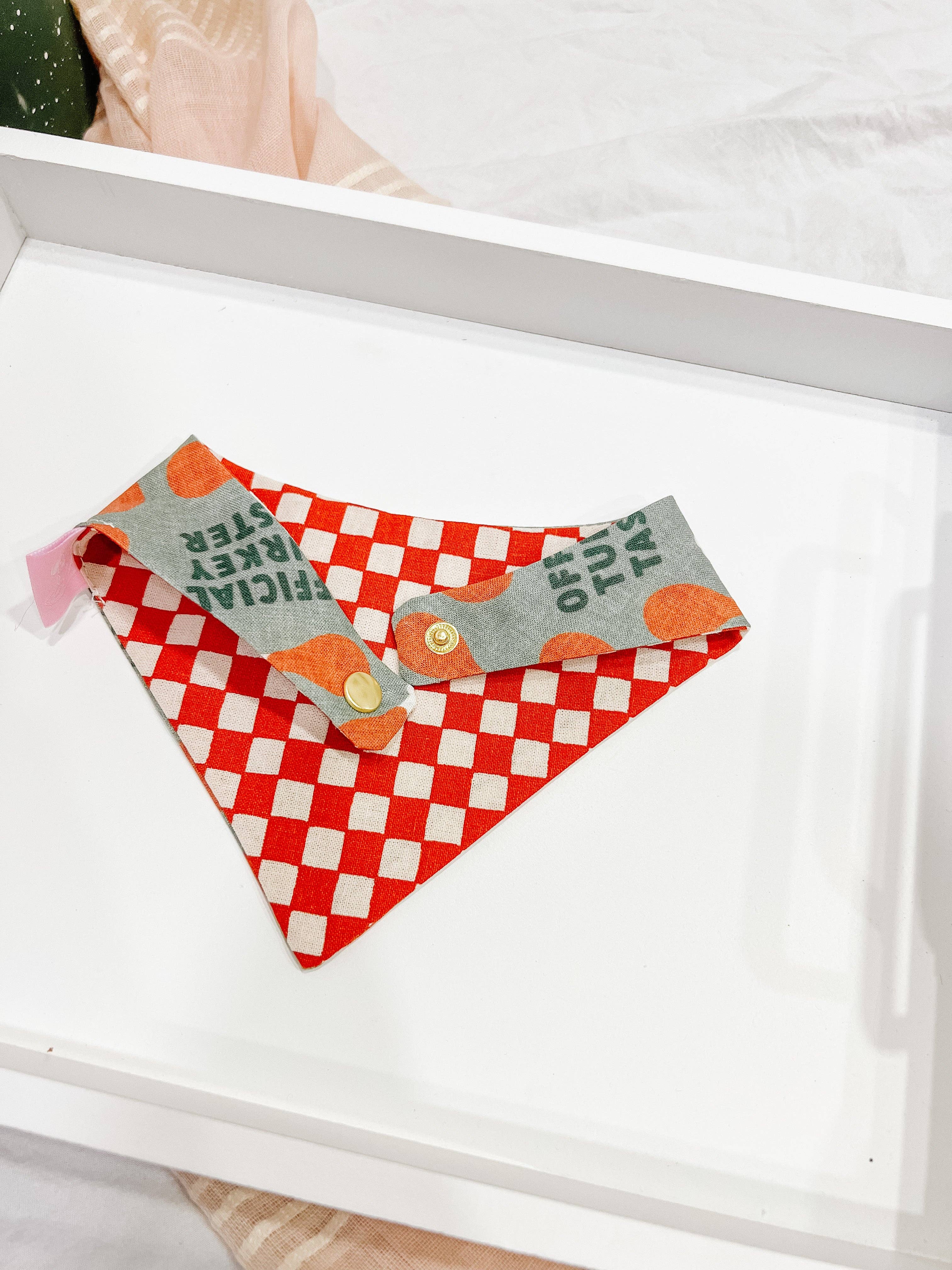 StellaLoo - Vendita all'ingrosso Bandana - Cani - Bandana per Cani in Cotone con Collo Curvo, Reversibile, Gusto Tacchino4