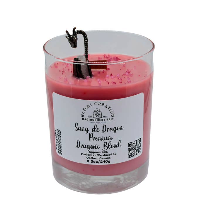 Scented Candles - Dragon Blood - Premium - Wood Wick for wholesale by Arômes & Évasions