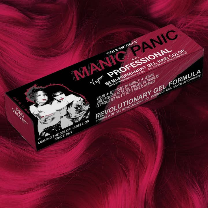 Manic Panic - Wholesale Hair Dye - Red Velvet® - Professional Gel Semi-Permanent Hair Color