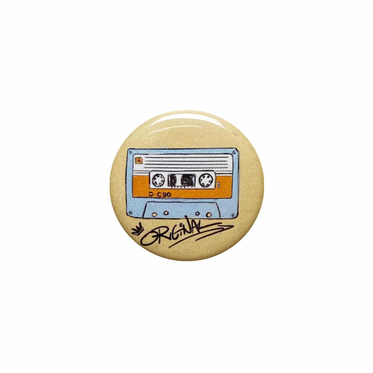 Sugar And Bruno - Wholesale Lapel Pin/Button - Cassette Button