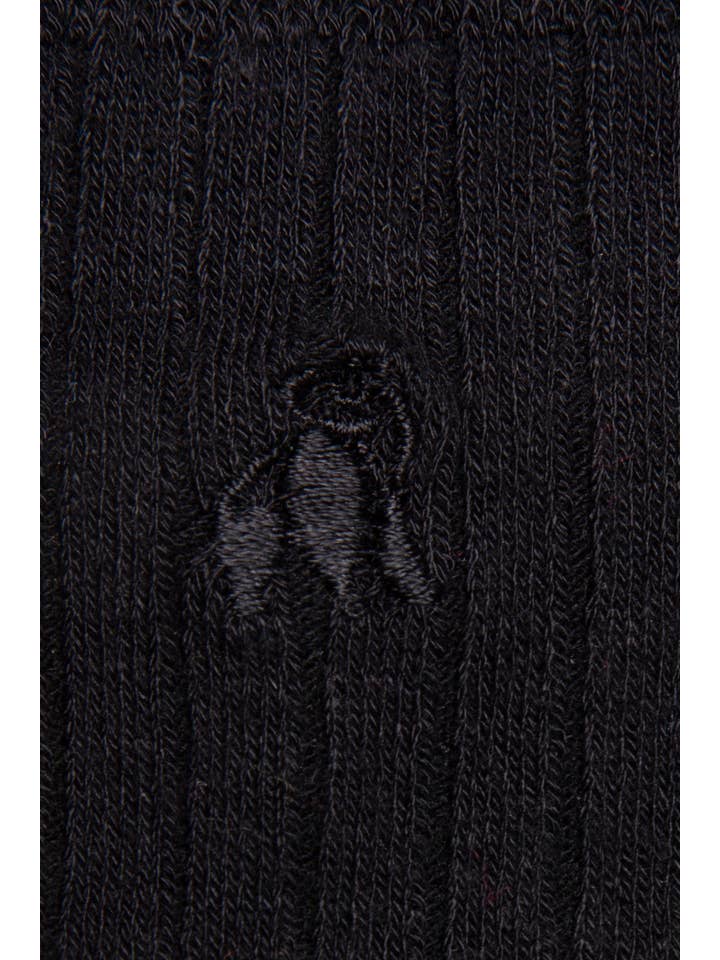 Swole Panda - Wholesale Socks - Men's - Jet Black Bamboo Socks (3 pairs) - Men's