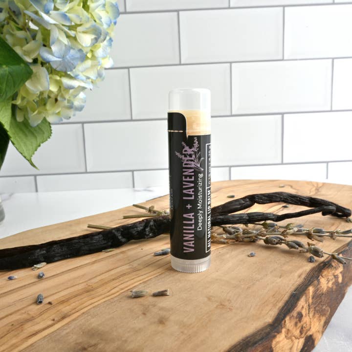 HandCraft Skincare - Wholesale Lip Balm - Vanilla + Lavender Lip Balm2