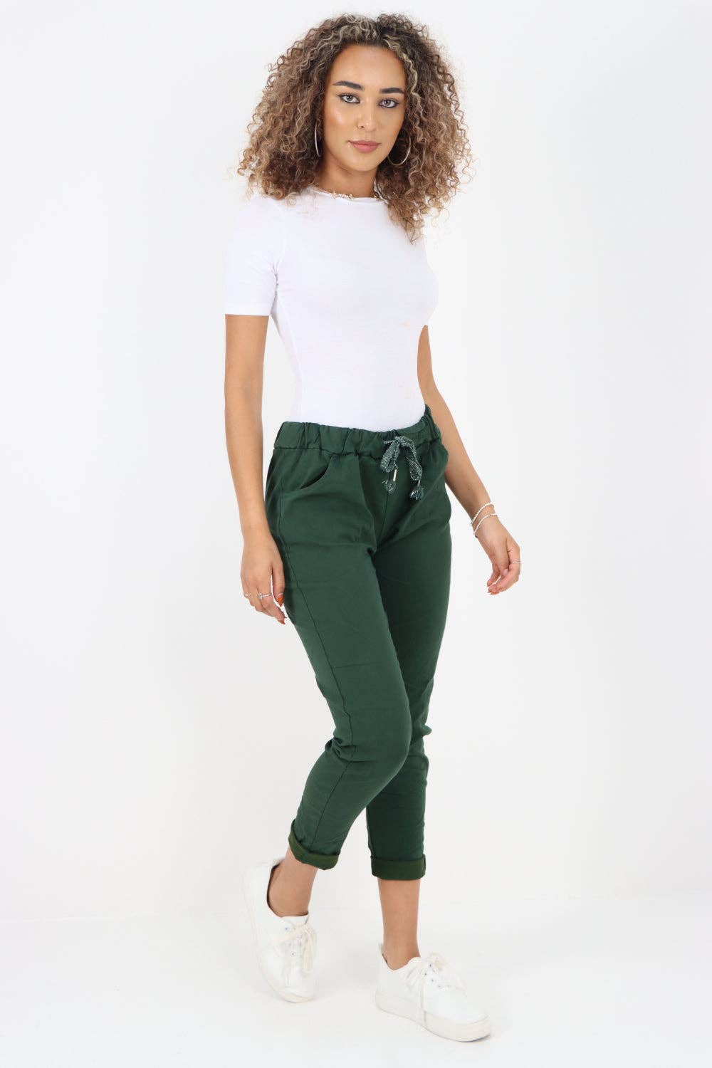 Miss Bold – Großhandel Hose – Damen – Einfarbige Zauberhose für Damen, italienisch, mehrfarbig33