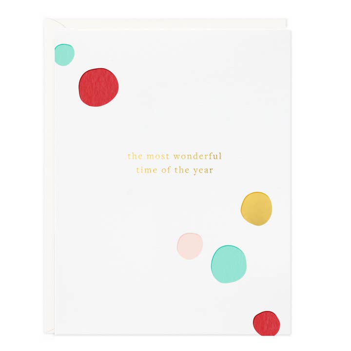 The Most Wonderful Time Holiday Card for wholesale by Ramona & Ruth