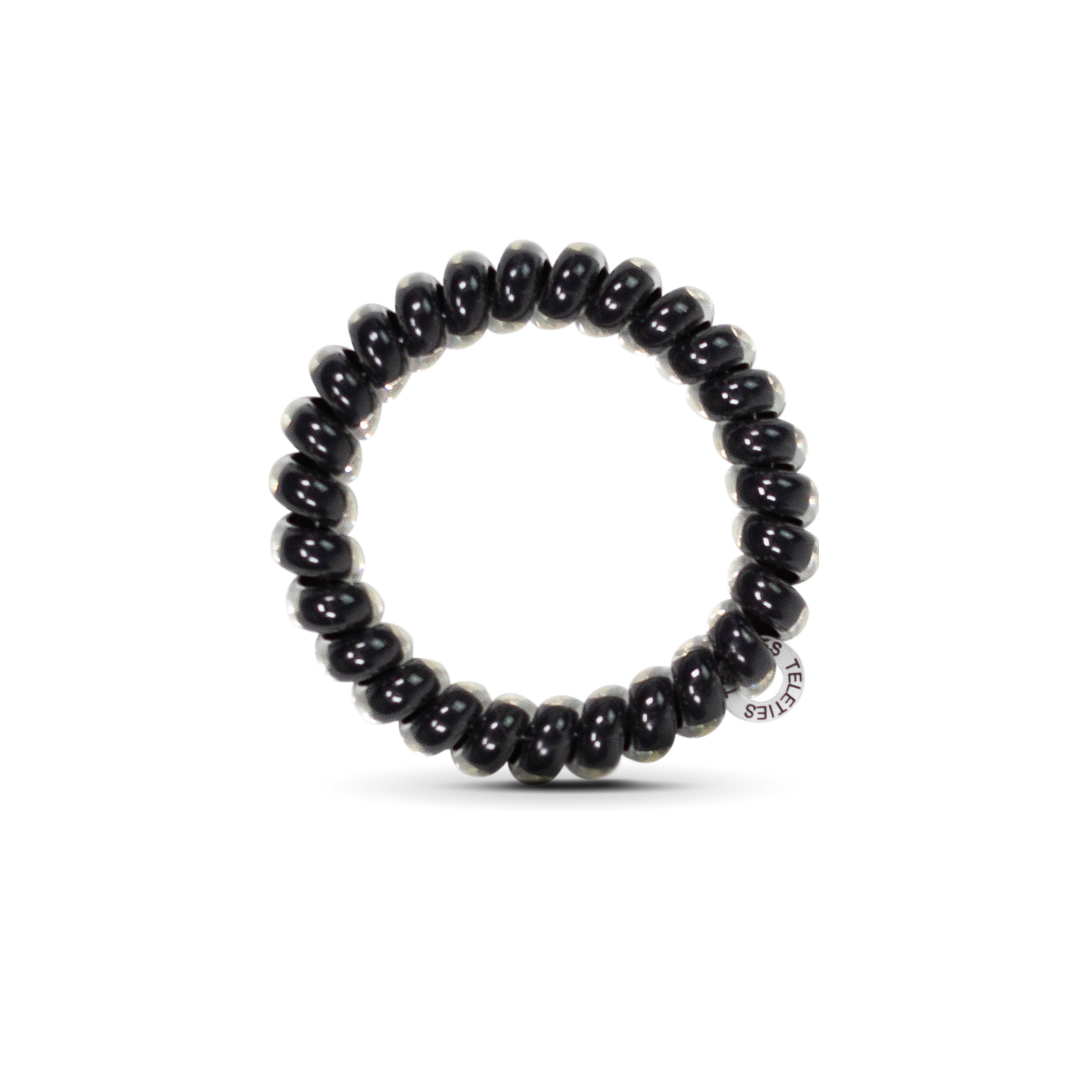 TELETIES – wholesale Hair tie – Spiral Hair Coils | Large | Jet Blac Hair Ties2