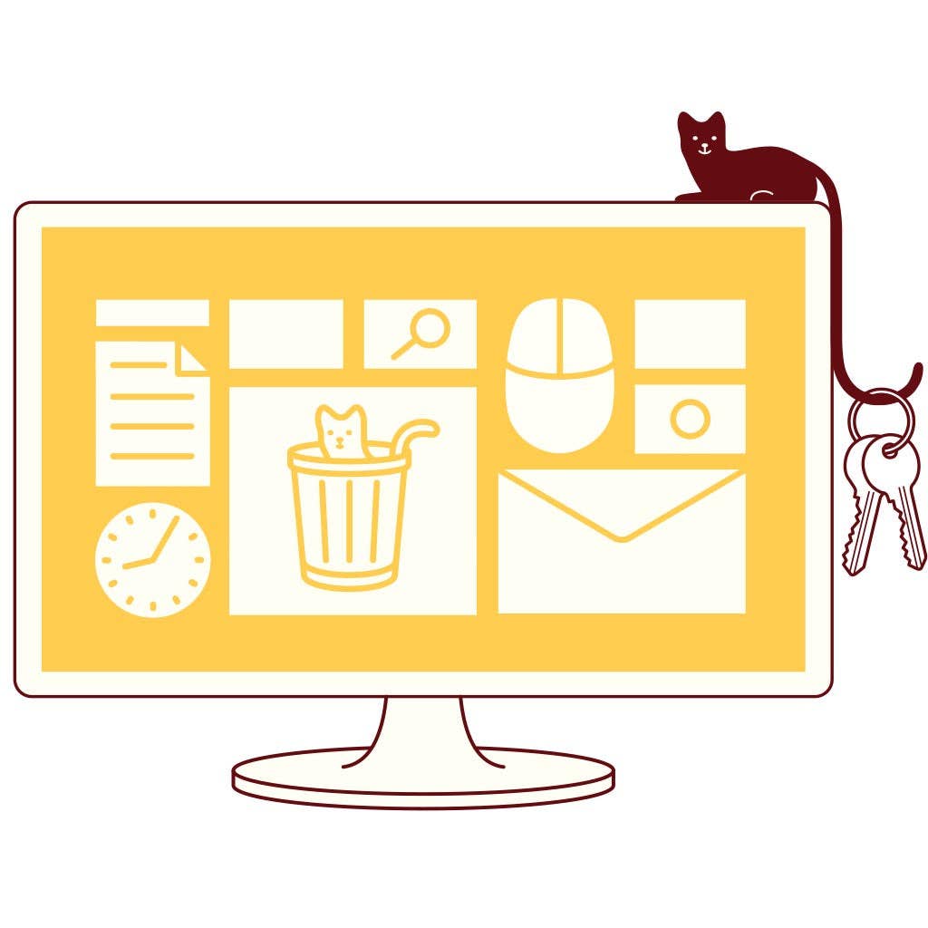 Monkey Business Design USA LLC - Wholesale Decorative Figurine - Cat Tail Hook For Computer Accessories | Ginger8