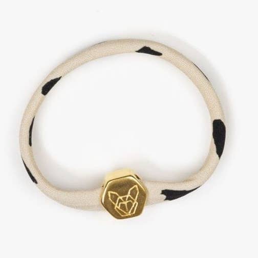 Mocha Cheetah Elastic Hair Tie for wholesale by Hunny Bunny Collection