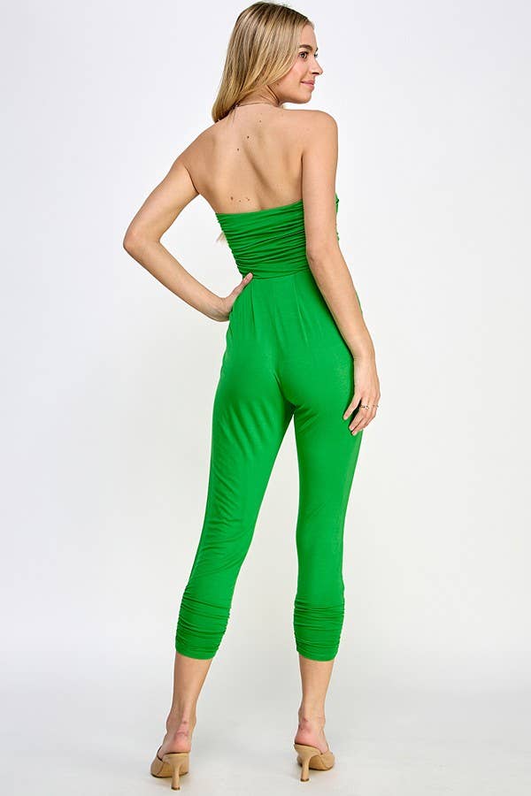 Heart & Hips – wholesale Jumpsuit – Women's – AR16435 - TUBE TOP W/SHIRRING JUMPSUIT3