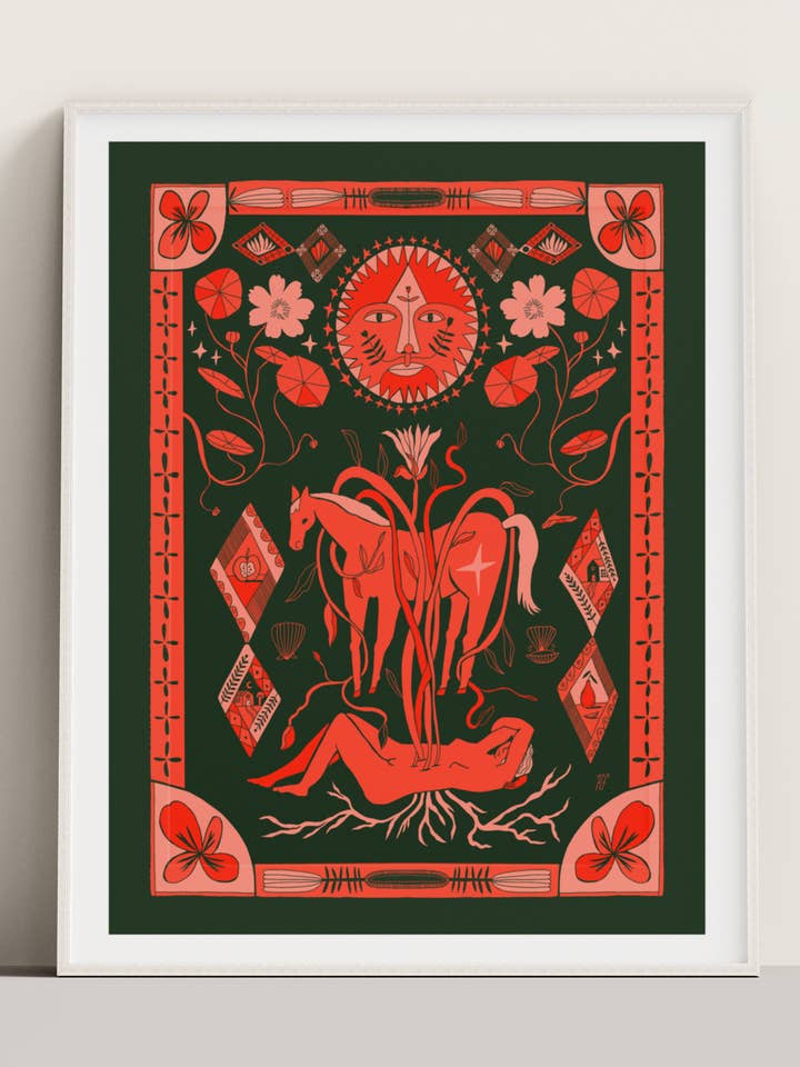 "Year of the horse" Art Print for wholesale by Karli Fairbanks