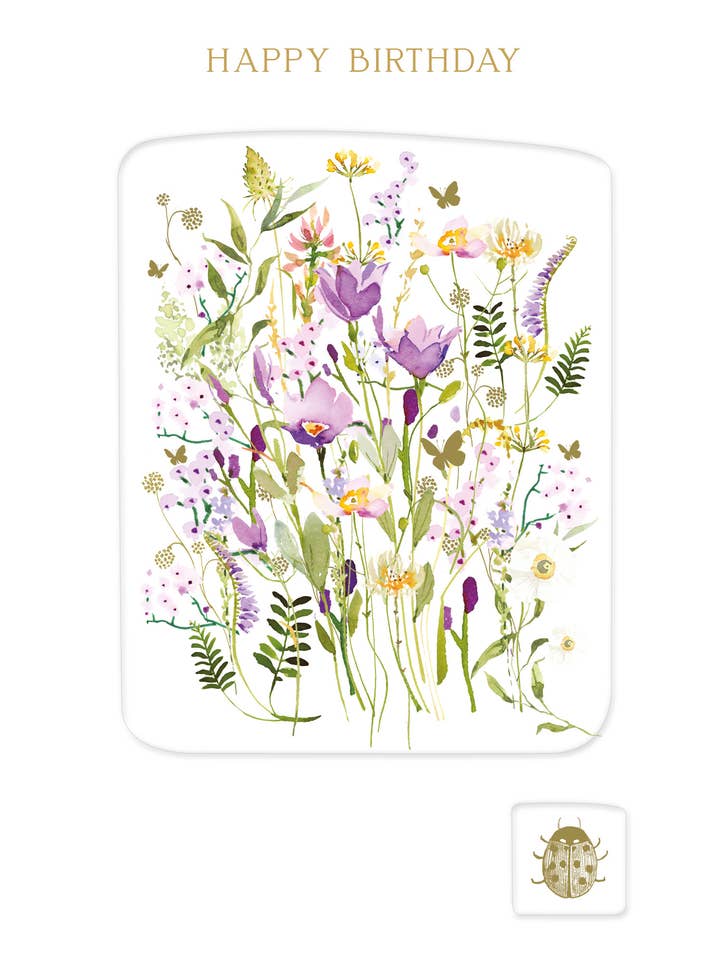 FLOWER PRESS - WFP19 PURPLE FIELDS for wholesale by Nigel Quiney Publications Ltd