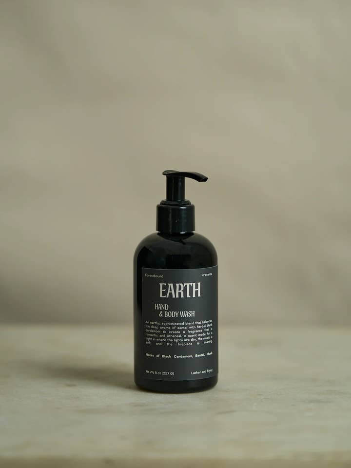 SABONETE LÍQUIDO PARA MÃOS E CORPO EARTH por atacado de FORESTBOUND