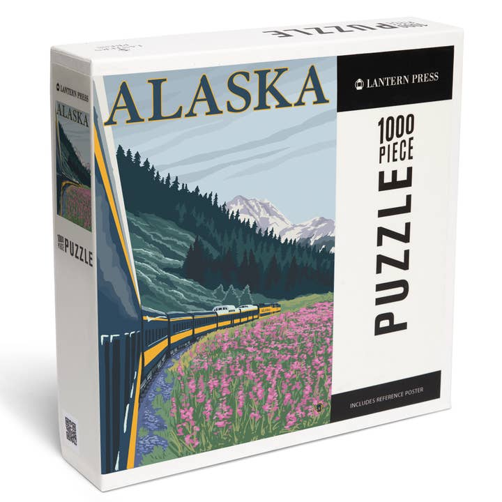 1000 PIECE PUZZLE Alaska, Alaska Railroad for wholesale by Lantern Press