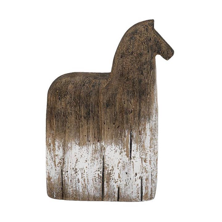 6.5x2.5x10" Horse - White/Brown for wholesale by A&B Home Group Inc.