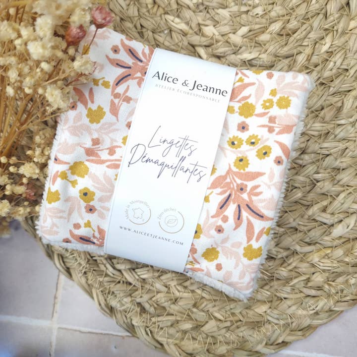 Alice et Jeanne - Wholesale Makeup Remover - Léontine X5 washable makeup remover wipes