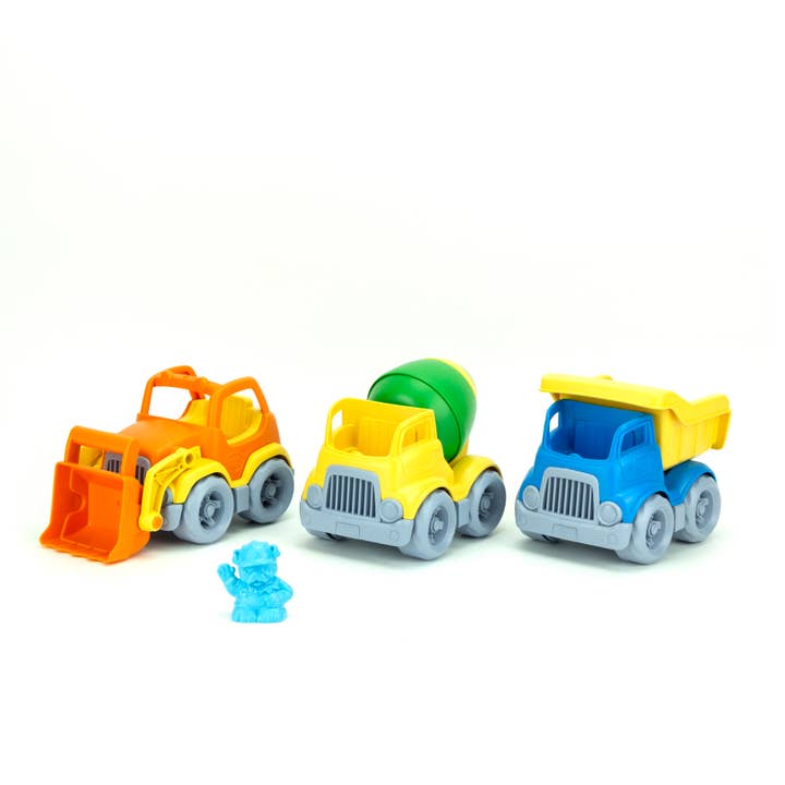 Green Toys - Wholesale Toy Car/Truck - Kids - Construction Vehicle - 3 Pack NEW Packaging