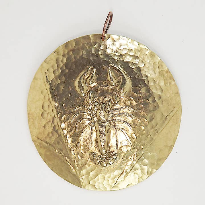 Lobster 3" ronde hanger 1B messing voor wholesale door David Stepan