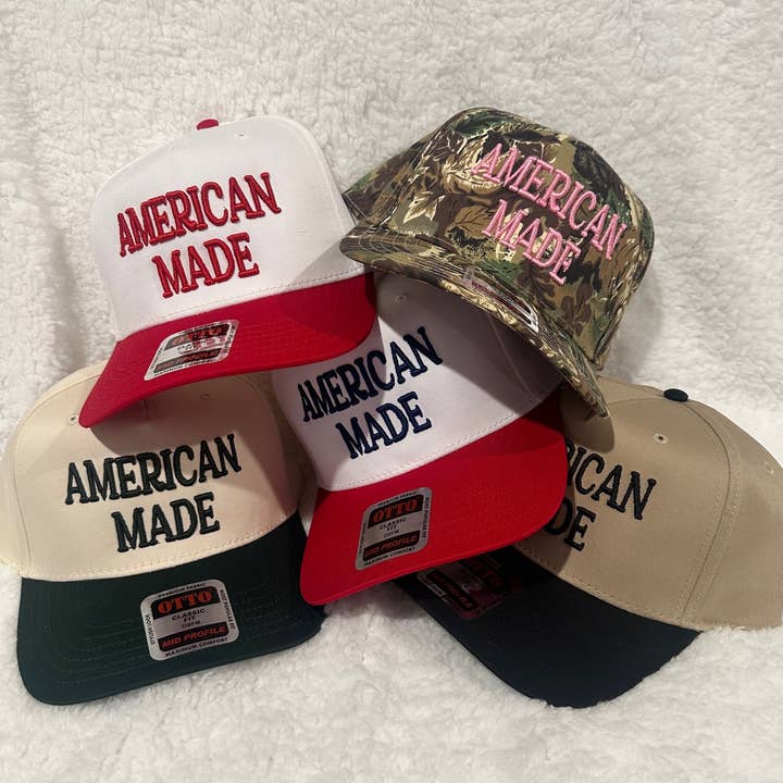 AMERICAN MADE 3D puff embroidered snapback hat for wholesale by Mainstream Merch