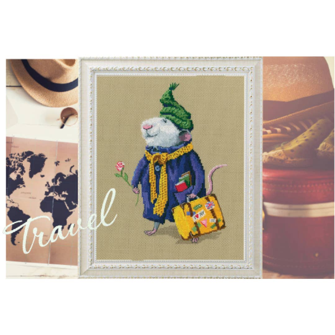 RTO&Collection D'Art (RTO Baltic OU) – wholesale Material för broderi/korsstygn – Broderikit RTO Räknad Underbar Resvärld M7982