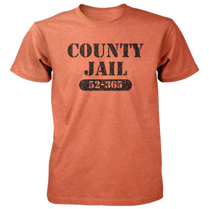 County Jail - 4.5 oz Cotton T-Shirt for wholesale by Jester Clothing Company