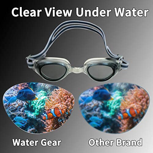 Water Gear – Engroshandel Svømmebriller - Unisex – Water Gear Anti-Fog Goggles - Kvinder og Mænd Svømmebriller17