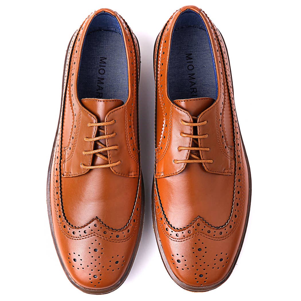 Mio Marino - Wholesale Brogue Shoes - Men's - Casual Wingtip Dress Shoes9