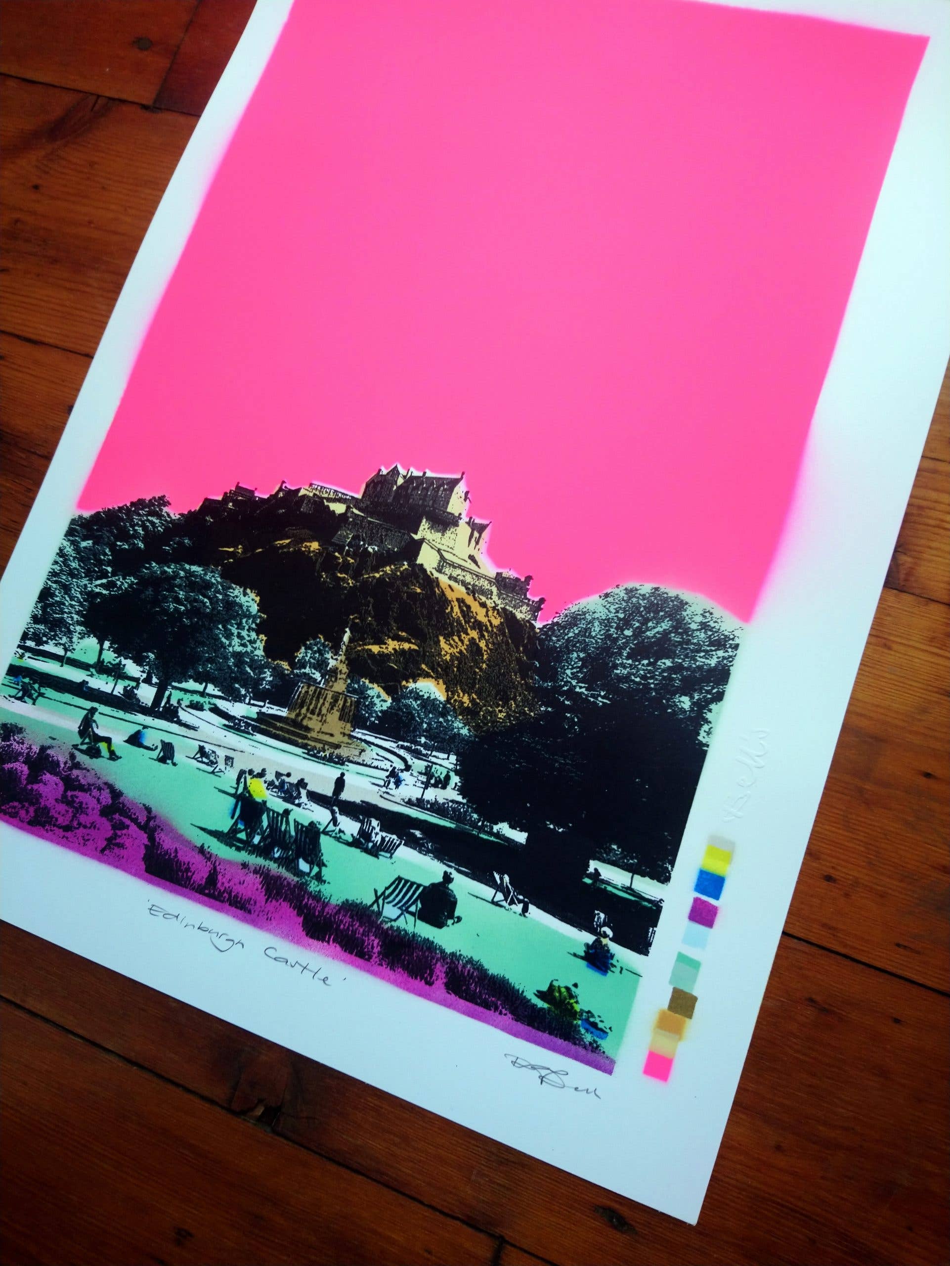 Bell's Galleries – wholesale Konsttryck – Edinburgh slott7