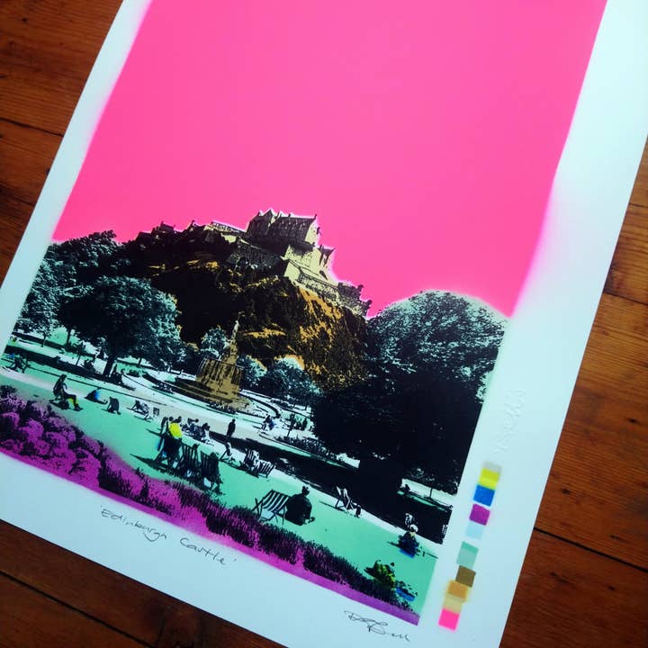 Bell's Galleries - Wholesale Art Print - Edinburgh Castle7