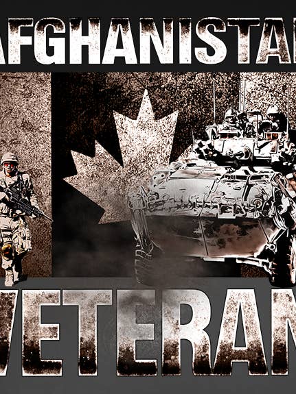 Adesivo per veterano dell'Afghanistan per la vendita all'ingrosso da parte di Canada for Victory