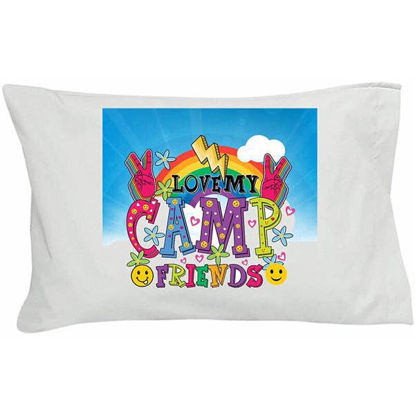 Taie d'oreiller autographe, cadeau idéal pour un camp d'été, à faire signer par tous ses colocataires et conseillers pour la vente par Gilbin