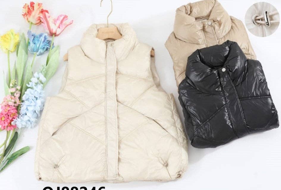 Kurt Muller – Engroshandel Vest - Dame – Quiltet Shimmer 2-lomme Gilet1