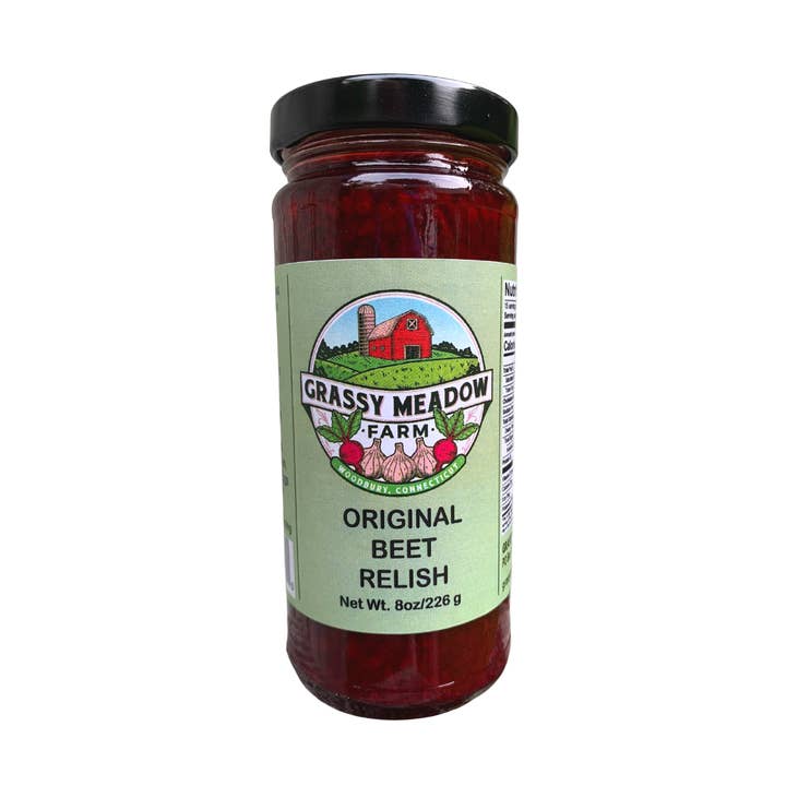 Relish à la betterave original pour la vente par Grassy Meadow Farm