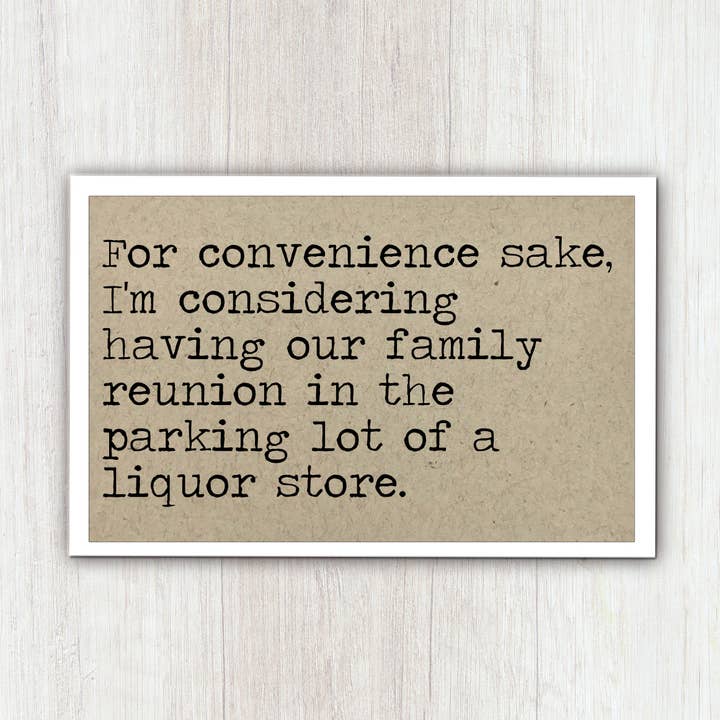 Family Reunion Refrigerator Magnet for wholesale by Says the One