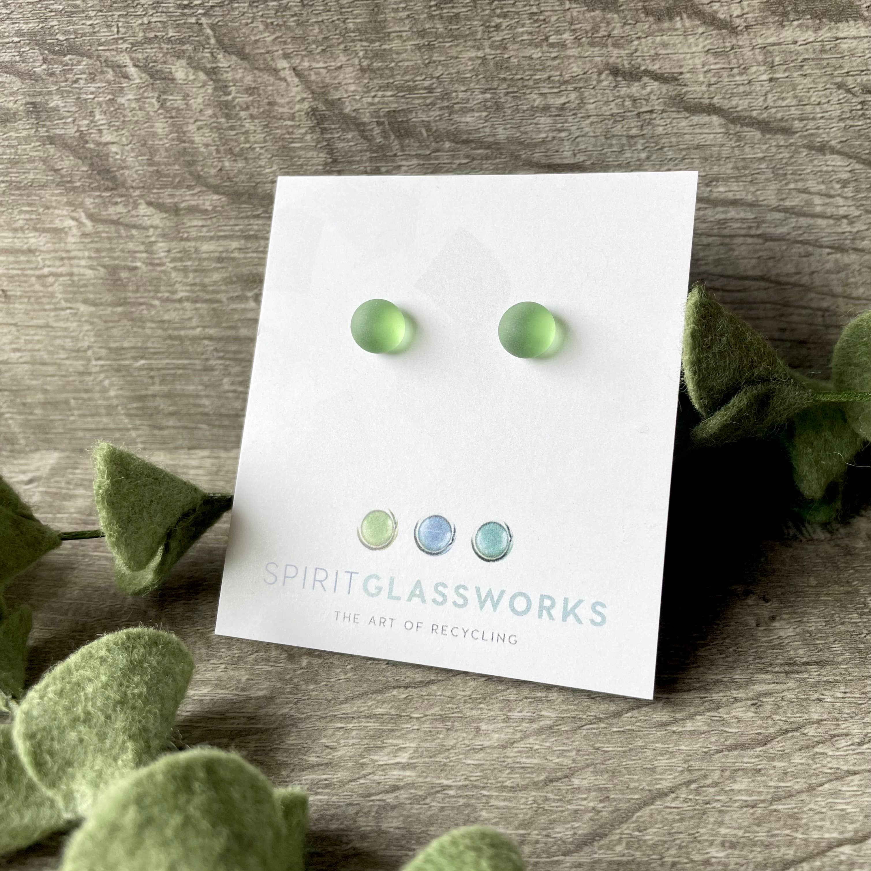 Spirit Glassworks - Wholesale Stud/Post Earrings - Recycled Glass Stud Earring5