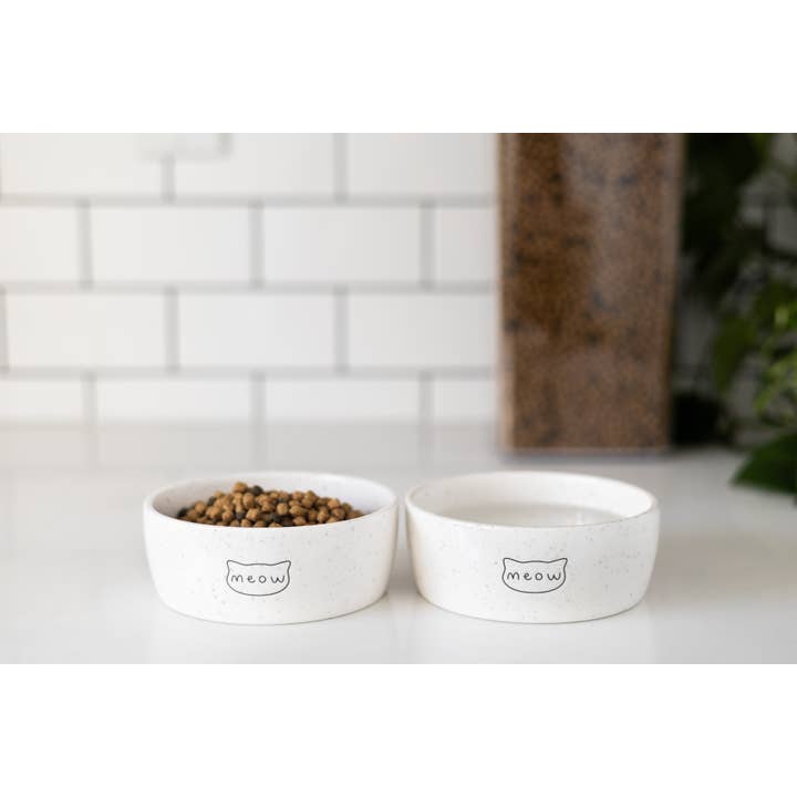 Pearhead - Wholesale Pet Bowl - Cat/Dog - Speckled Cat Bowl, Water or Food Pet Dish, Small4