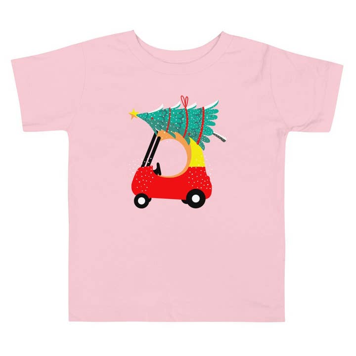 SUNFLOWER DREAMS BOUTIQUE - Wholesale Screen Printed T-Shirt - Kids - Mr Magoo Truck and Tree Toddler Short Sleeve Tee