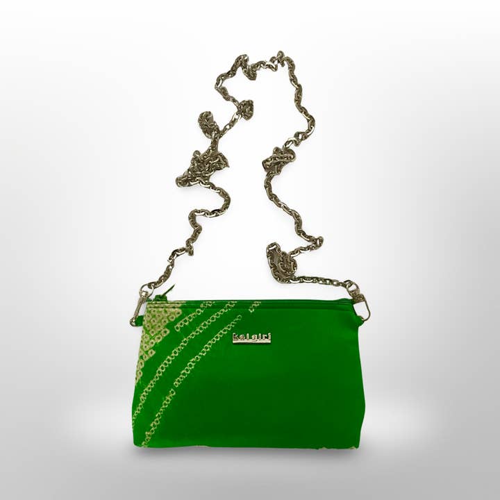 Midori Shibori Crossbody Purse for wholesale by Koi Girl