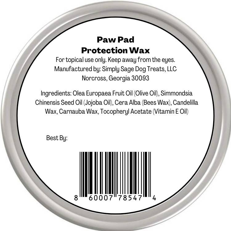 Simply Sage Dog Treats, LLC - Wholesale Pet Paw Protection - Paw Wax Protection from Snow, Ice, Salt, and Warm Pavement8