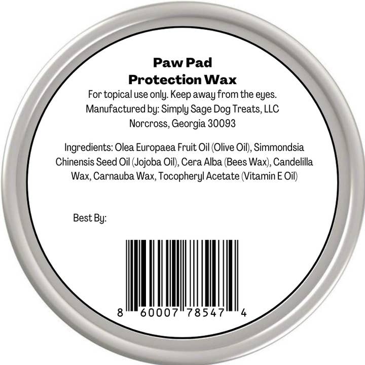 Simply Sage Dog Treats, LLC - Wholesale Pet Paw Protection - Paw Wax Protection from Snow, Ice, Salt, and Warm Pavement8