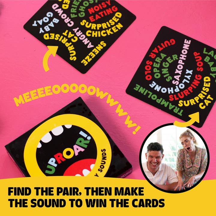 McMiLLER - Wholesale Card Game - Uproar - A Card Game of Silly Sounds for the whole family.3
