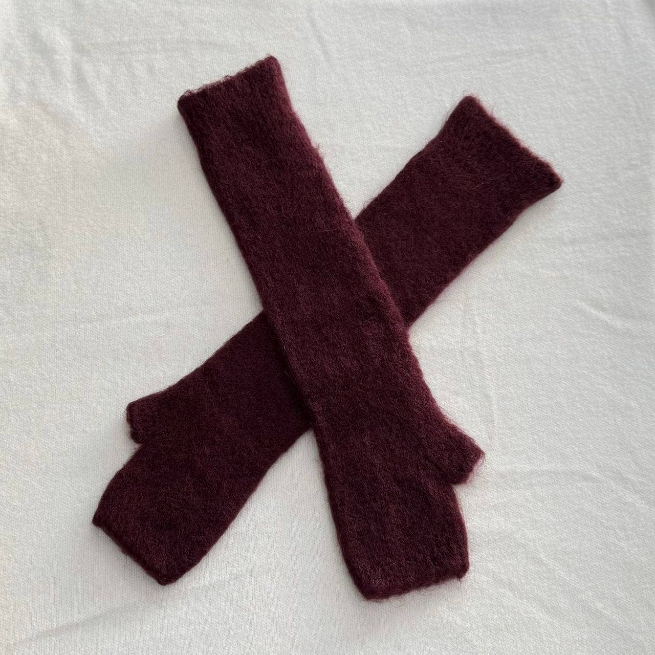 NOELINE - Vente Ensemble d'accessoires pour l'hiver – femme - Mitaines longues en baby alpaga 7393ML17