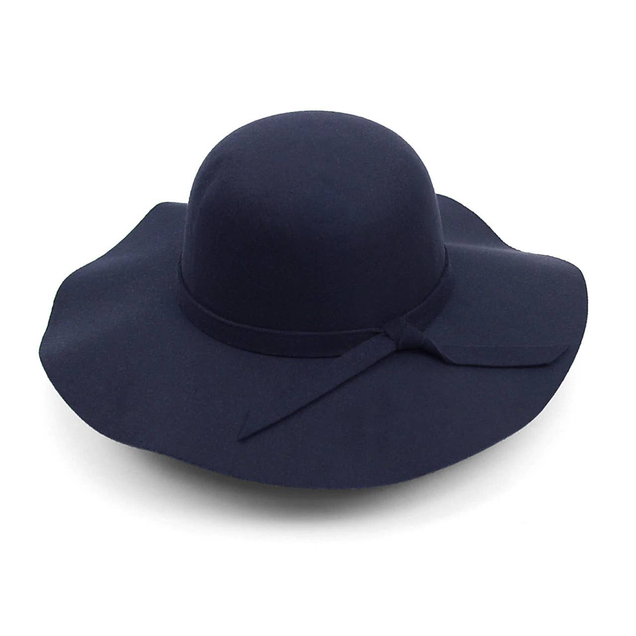 Selini New York - Wholesale Fedora - Women's - Women's Polyester Felt Floppy Wide Brim Bowknot Hat6