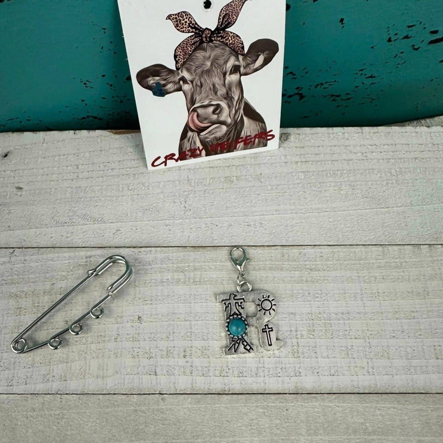 Crazy Heifers Wholesale - Wholesale Individual Charm/Pendant - Initial Clip-on Charms17