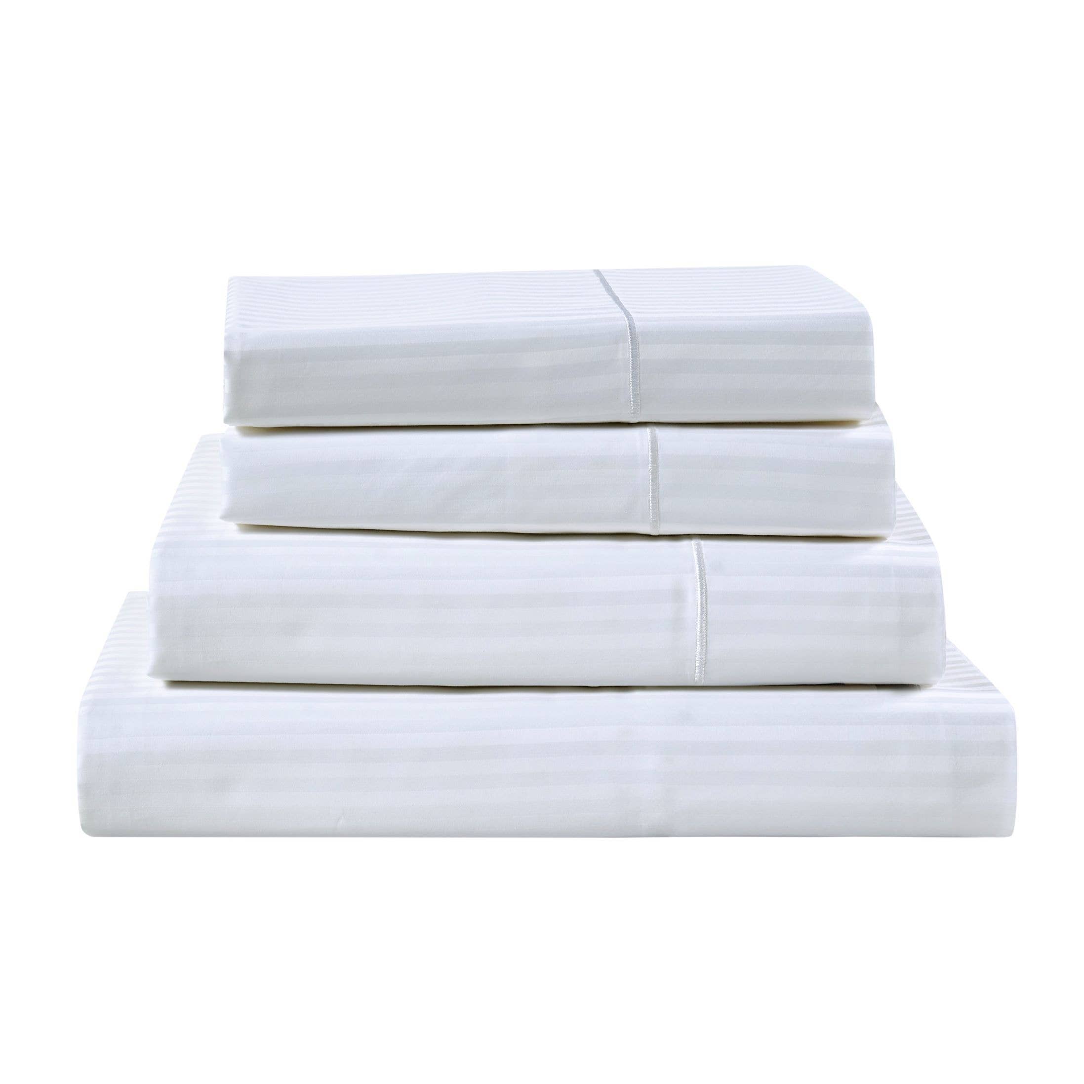 Bed Bath Fashions - Wholesale Sheet Set - Kathy Ireland 500 Thread Count Damask Stripe Sheet Set15
