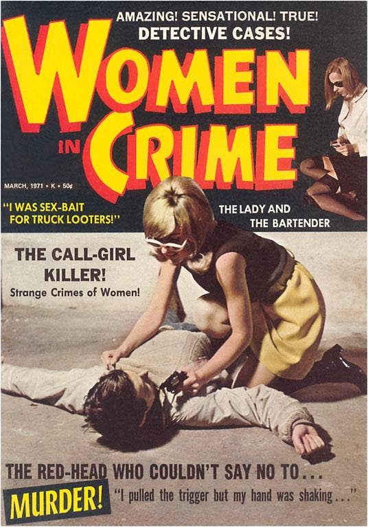 Found Image Press - Wholesale Postcard - Postcard PP-09 Women in Crime0